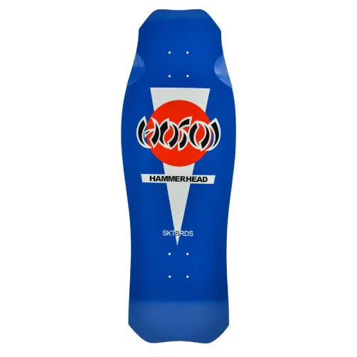 Custom Skateboard Deck for Smooth Board Slides-Hosoi OG Classic Hammerhead Reissue Skateboard Deck Royal Blue 10.5"