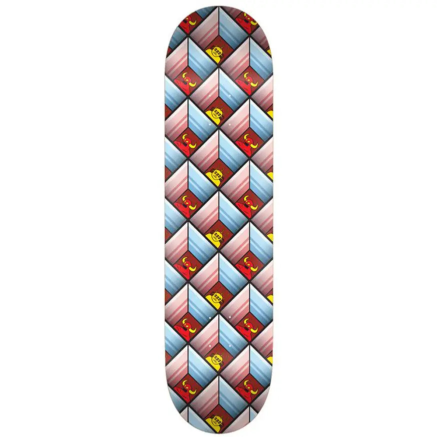 Custom Skateboard Deck for Aggressive Street Tricks-Toy Machine Skateboards Cubist Deck 8.5