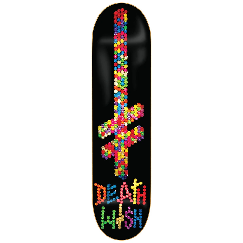 Custom Skateboard Deck with Light and Fast Response-Deathwish Skateboards Brite Lite Gang Logo Deck 8.12