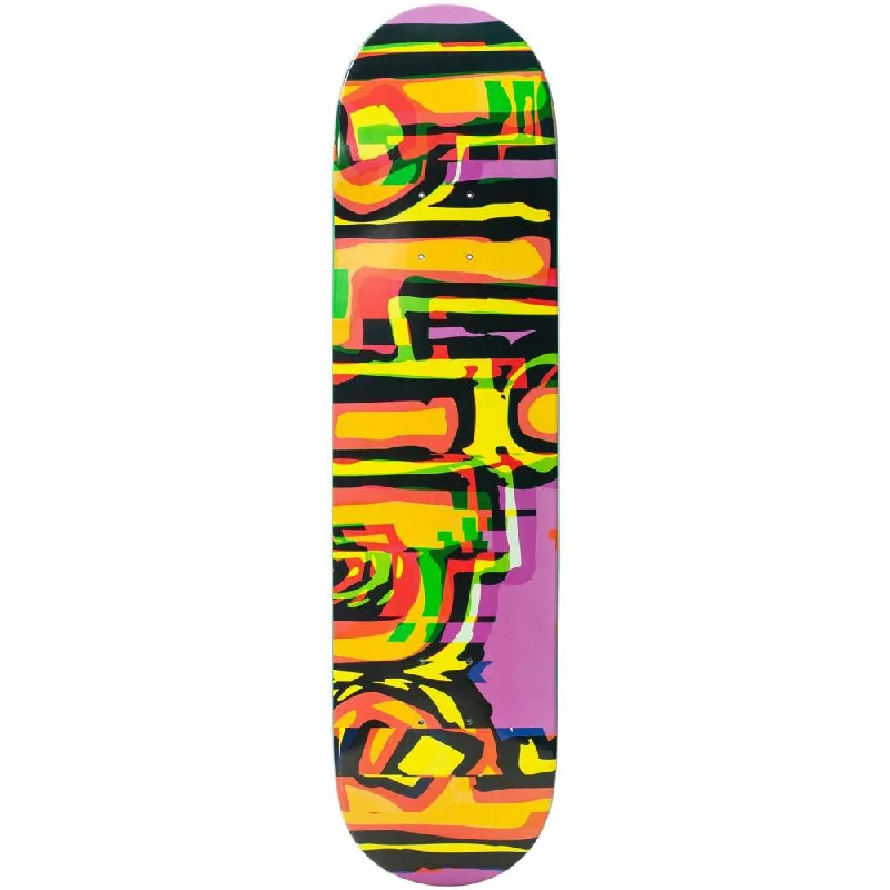 Custom Skateboard Deck with Professional Concave-Blind RHM Glitch Purple 7.75 - Skateboard Deck