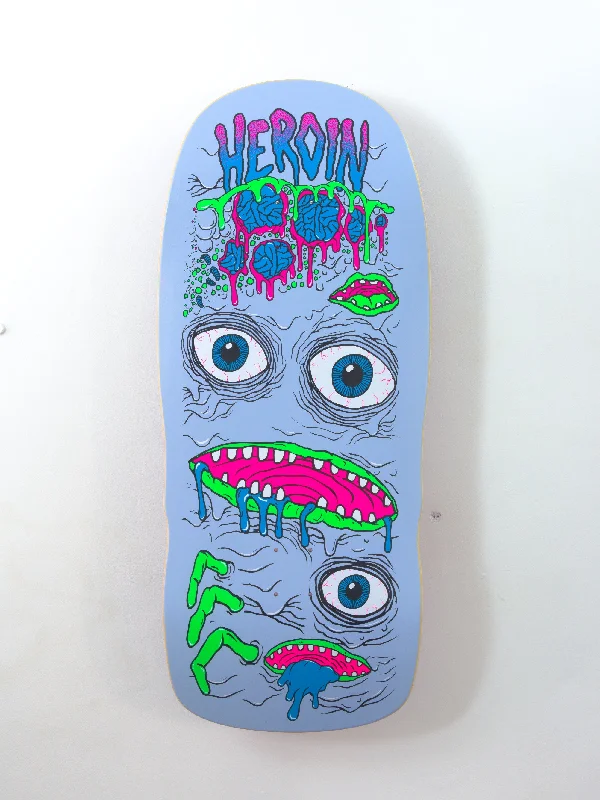 Custom Skateboard Deck for Aggressive Riders Seeking Precision-Heroin Skateboards - 'Mutator' Extra Wide Boi Skateboard Deck - 13" Behemoth Shape