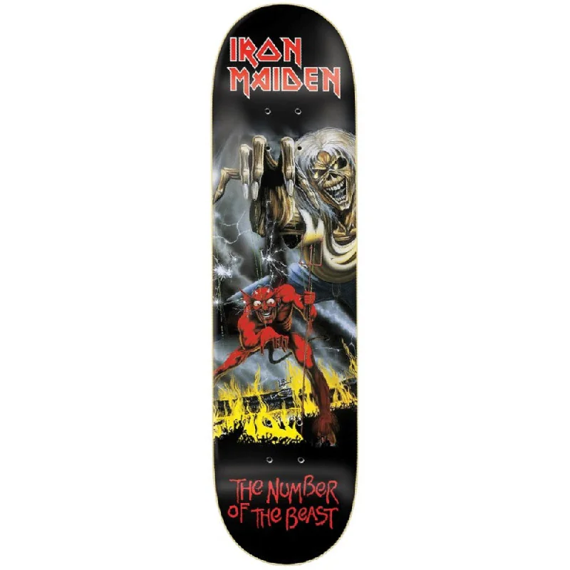 Custom Skateboard Deck with High-Quality Ply Construction-Zero Iron Maiden The Number Of The Beast 8.25 - Skateboard Deck