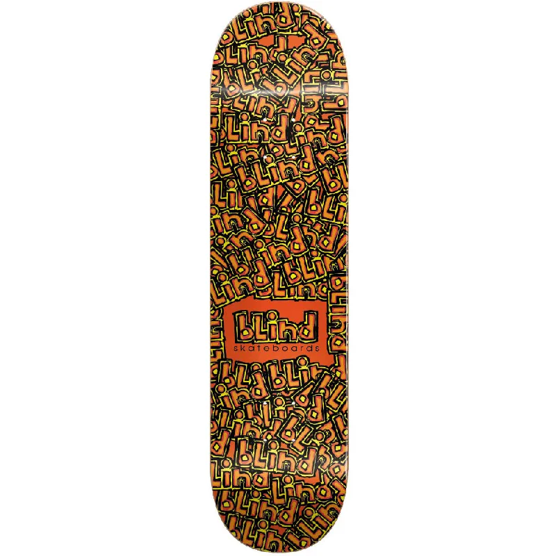 Custom Skateboard Deck with Stiff Design for Speed-Blind OG Stand Out RHM Red Orange 8.25 - Skateboard Deck