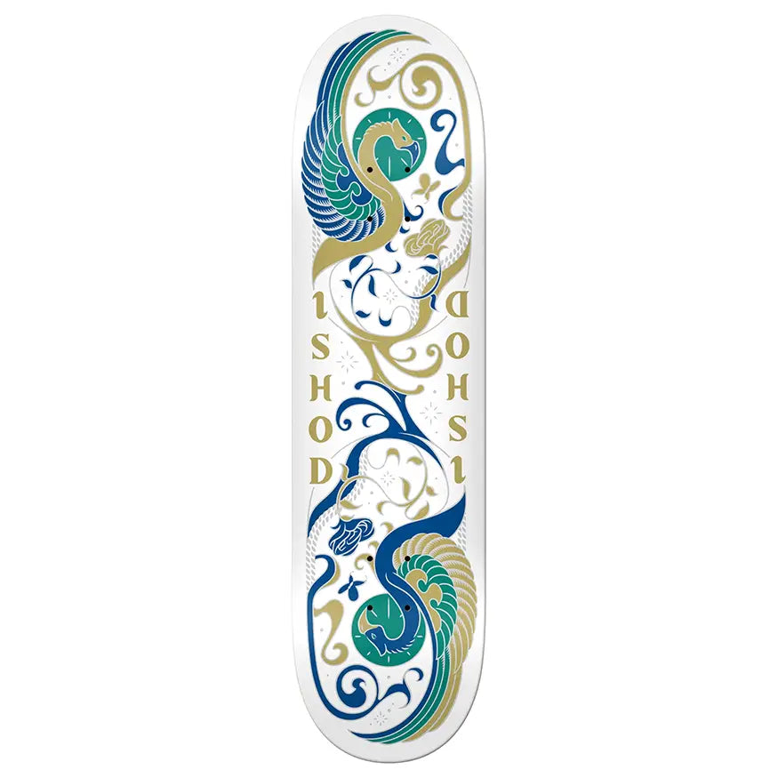 Custom Skateboard Deck with Enhanced Shock Absorption-Real Skateboards Ishod Illuminated TT Deck 8.5