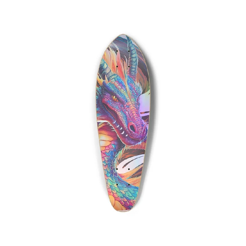 Custom Skateboard Deck with Impact-Resistant Material-Custom Skateboard - Friendly Dragon