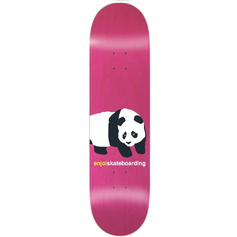 Custom Skateboard Deck with Classic and Minimalist Design-Enjoi Peekaboo Panda R7 Pink 8.5 - Skateboard Deck