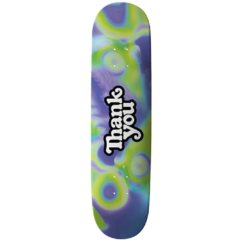 Custom Skateboard Deck with Lightweight Material for Easy Tricks-Thank You Ty Warped Logo 7.75 - Skateboard Deck