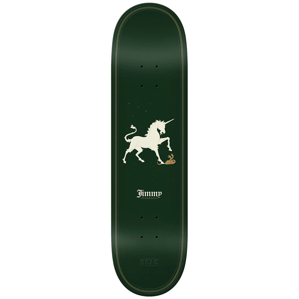 Custom Skateboard Deck with Tailored Flex for Advanced Riders-Real Skateboards Wilkins Unicorn Deck 8.38