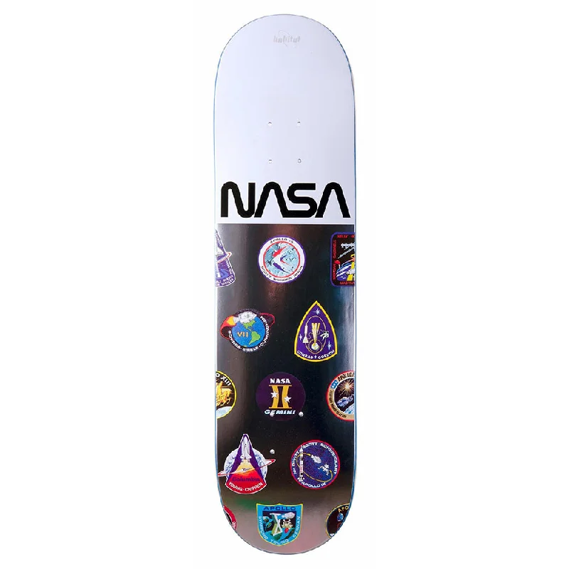 Custom Skateboard Deck for Pro-Level Slalom Riding-Habitat Nasa Logo Array 7.25 - Skateboard Deck