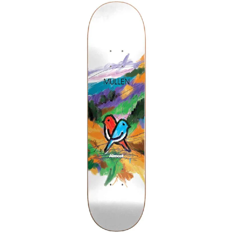 Custom Skateboard Deck for Trick Performance-Almost Mullen Mean Pets Paintings Impact Light 8.0 - Skateboard Deck