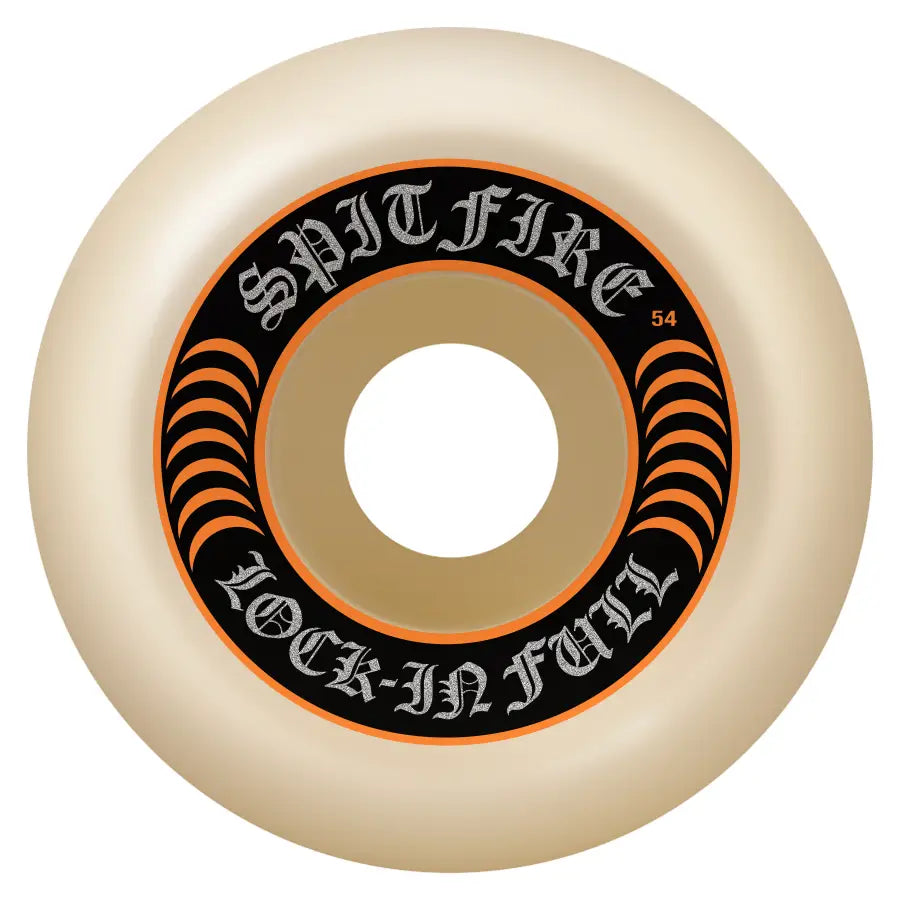 Custom Skateboard Wheels for Downhill Riding-Spitfire Formula Four 99a Lock-In Full Skateboard Wheels