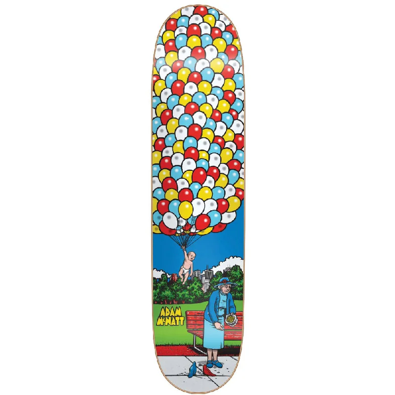 Custom Skateboard Deck for Smooth and Fast Slides-101 Heritage McNatt Balloons 7.5 (Slight Warp)- Skateboard Deck