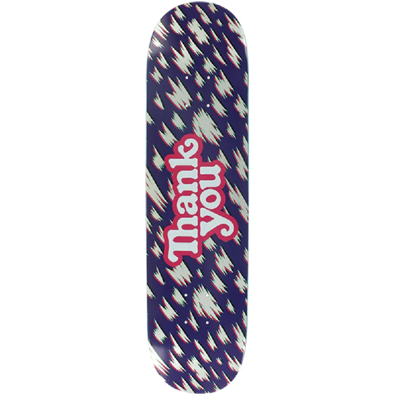 Custom Skateboard Deck with Firm Grip for Hard Landings-Thank You Modern Logo 8.25  - Skateboard Deck