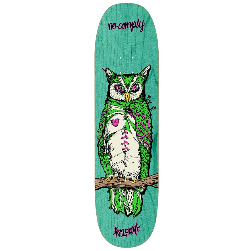 Custom Skateboard Deck for Smooth Rides-Welcome Skateboards x No-Comply Heartwise Deck 8.5