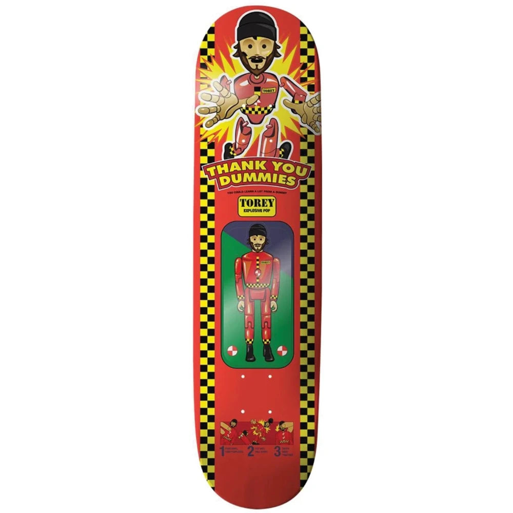 Custom Skateboard Deck for Skateboard Racing Competitions-Thank You Pudwill Dummies 7.75  - Skateboard Deck