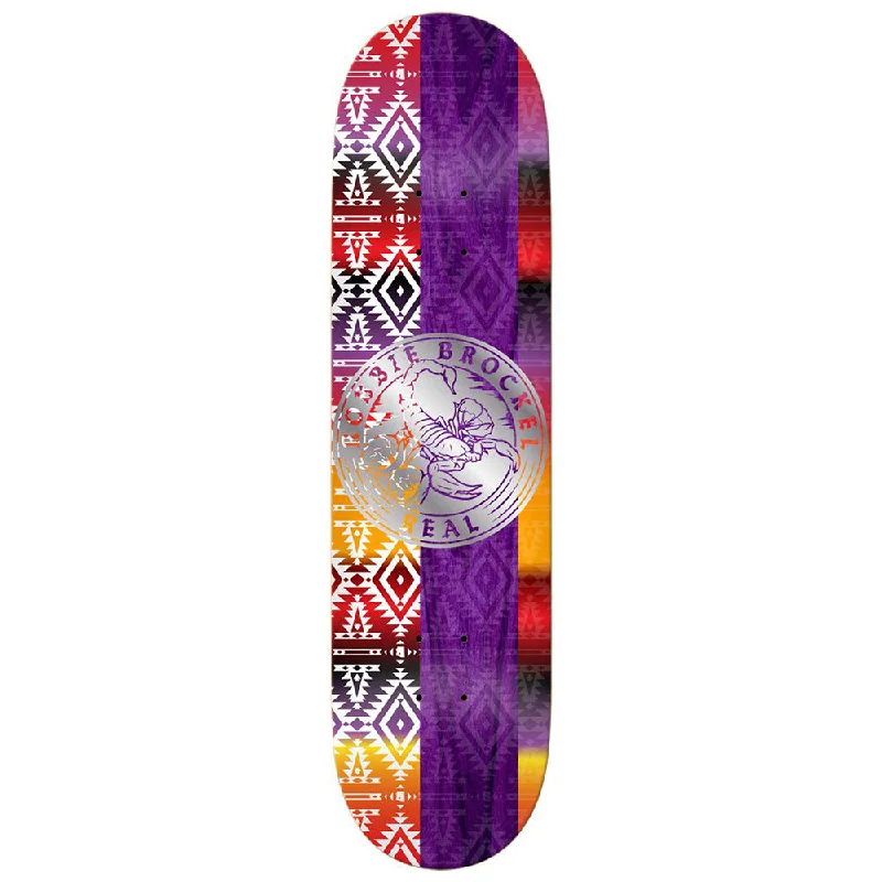 Custom Skateboard Deck with Customized Length for Comfort-Real Brockel Notary 8.5 - Skateboard Deck