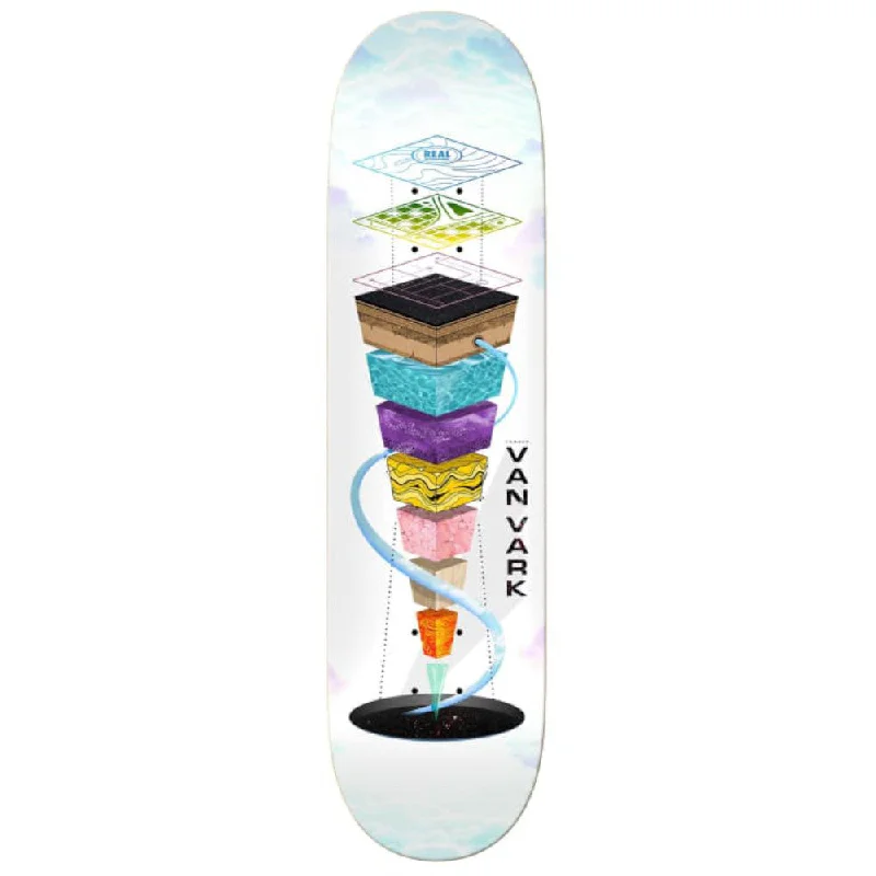 Custom Skateboard Deck for Vert Skating-Real Tanner Pro One Off Topography 8.25 - Skateboard Deck