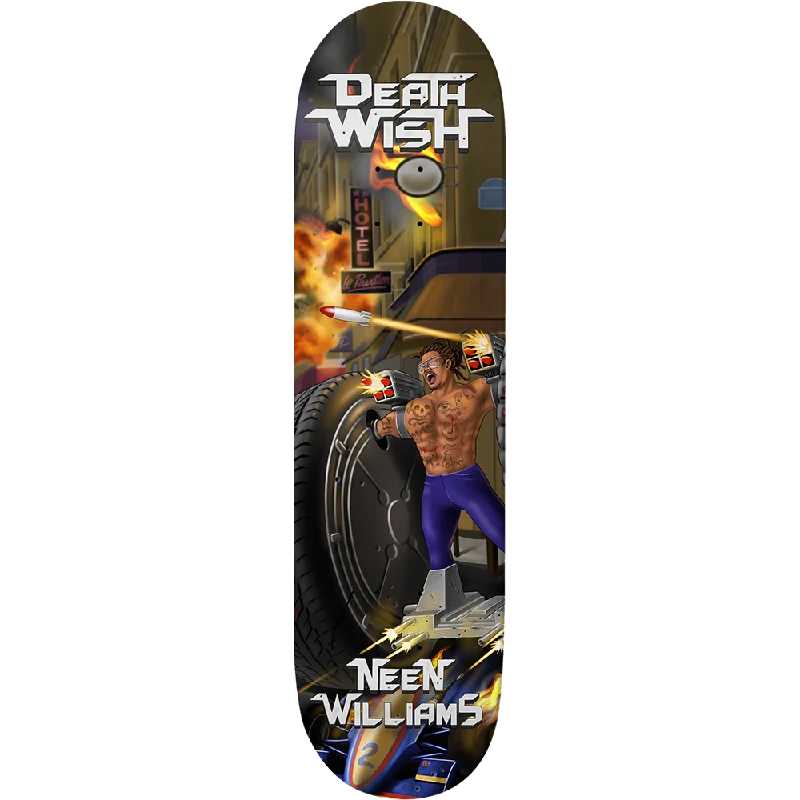 Custom Skateboard Deck for Aggressive Riding-Deathwish Neen Metal Mahem 8.0 - Skateboard Deck