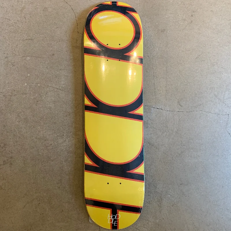 Custom Skateboard Deck for Smooth Edge Control-[HODDLE] LOGO DECK YELLOW - 8.0”