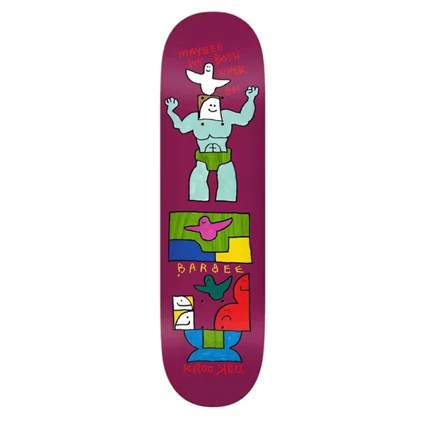 Custom Skateboard Deck for Pro-Level Street Tricks-Krooked - We Barbee 8.75" Skateboard Deck