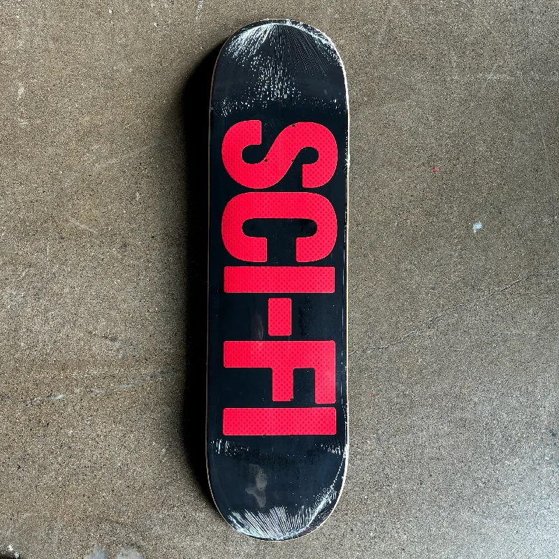 Custom Skateboard Deck with Extra Durability for Heavy Use-SCI-FI HIGH GLOSS BIG LOGO DECK