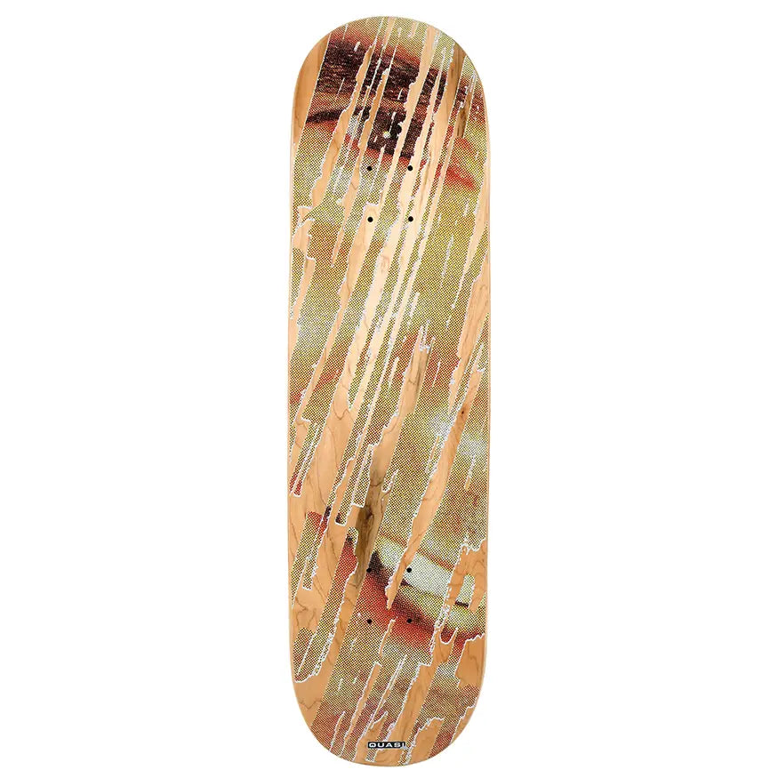 Custom Skateboard Deck for Stability in Skateparks-Quasi Skateboards Erased Deck 8.12