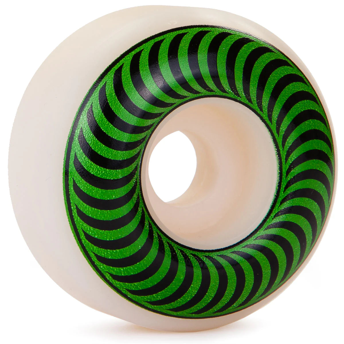 Custom Skateboard Wheels for All-Terrain Skateboarding-SPITFIRE CLASSICS - NATURAL/GREEN