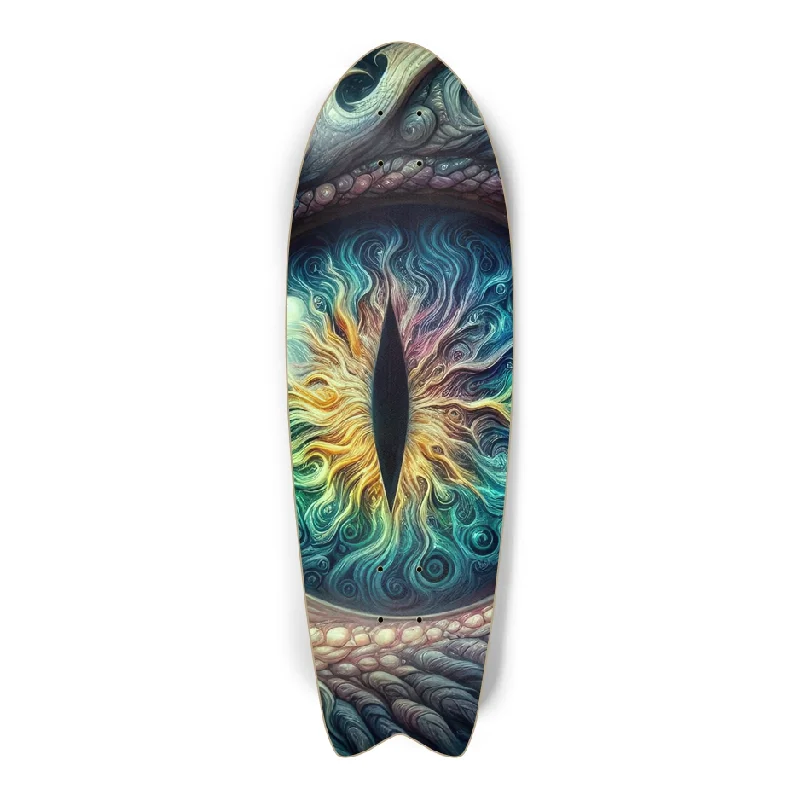 Custom Skateboard Deck with Extra-Wide Profile for Better Balance-Custom Skateboard - Dragon's Eye