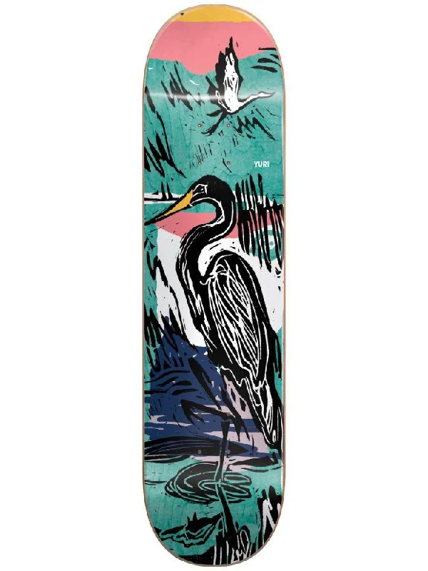 Custom Skateboard Deck with Specialized Tail Design-Almost For The Birds Impact Light Yuri Facchini 8.375 - Skateboard Deck