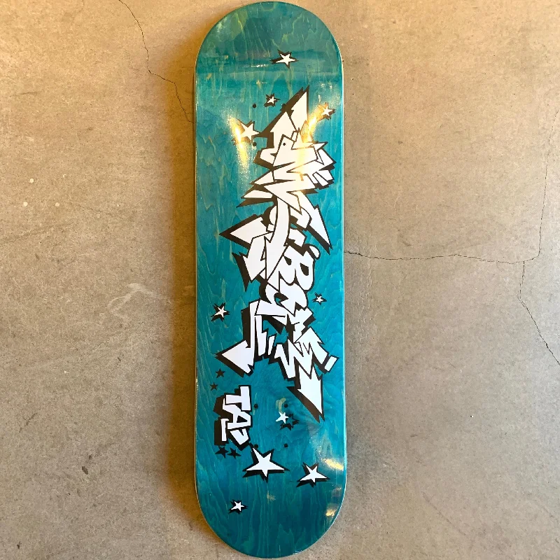 Custom Skateboard Deck for Park Riders Seeking High Flex-[TAZ TOKYO] TAZ/SAL TADASHI MUROI MODEL BLUE - 8.25”