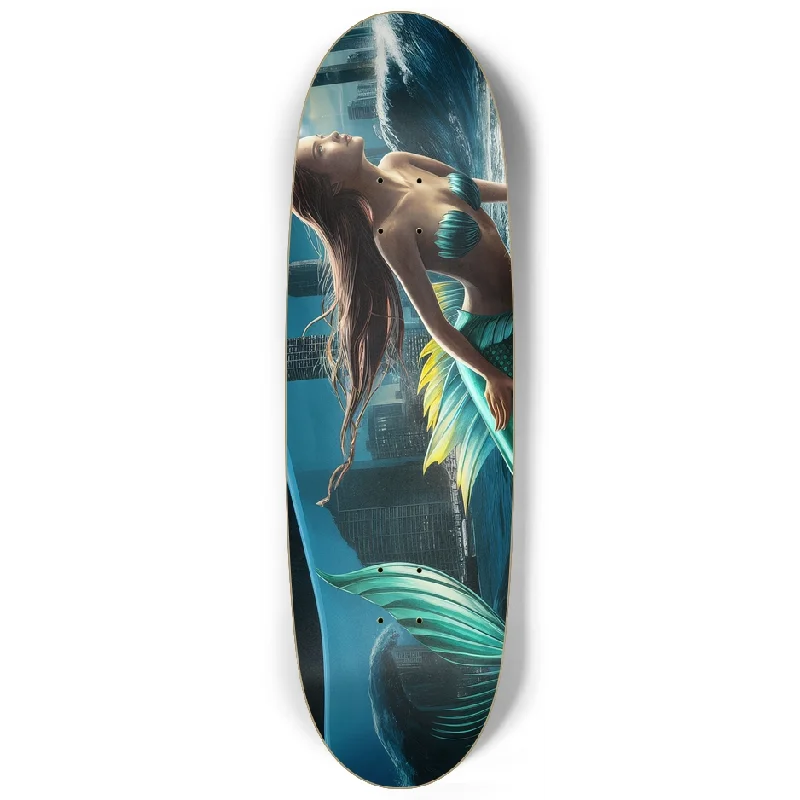 Custom Skateboard Deck for High-Performance Skaters-Mermaid Atlantis Skateboard