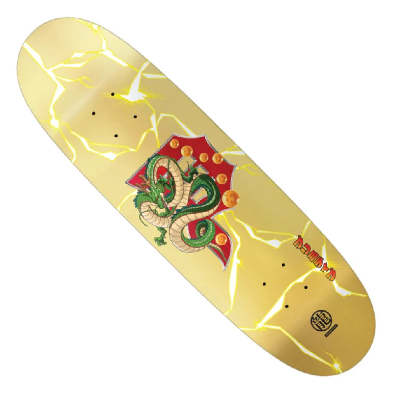 Custom Skateboard Deck for Aggressive Vert Skating-Primitive Skateboarding Dragon Ball Z Shenron Dirty P Egg Shape Deck