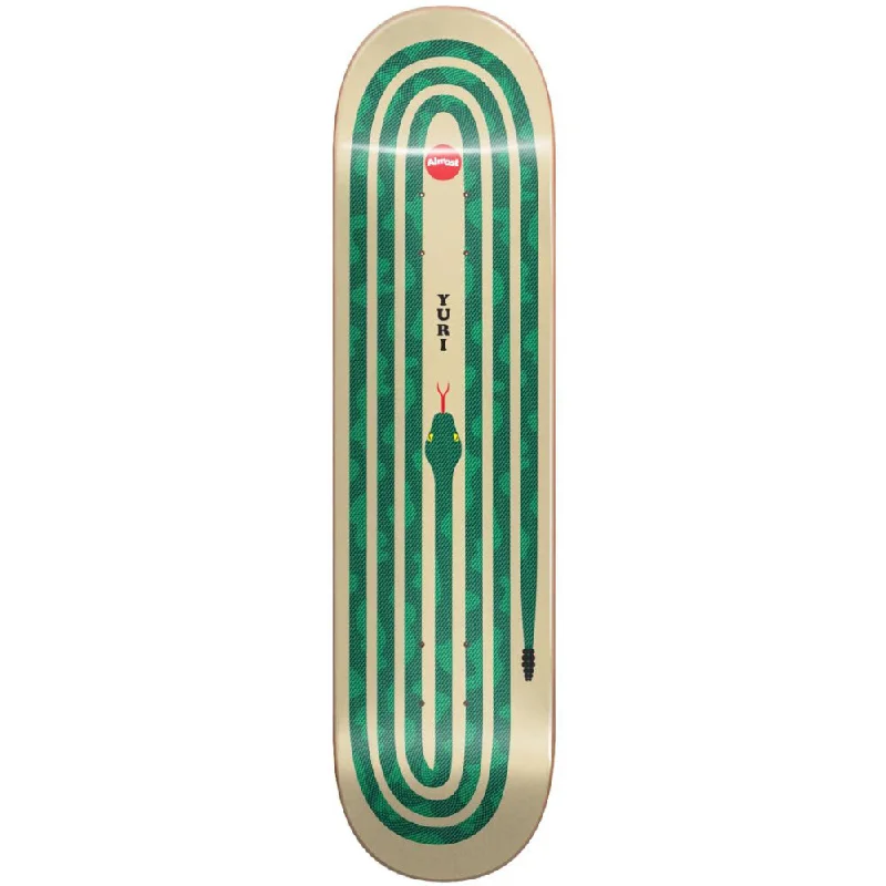 Custom Skateboard Deck with Wide Platform-Almost Yuri Snake Pit R7 Green 8.375 - Skateboard Deck