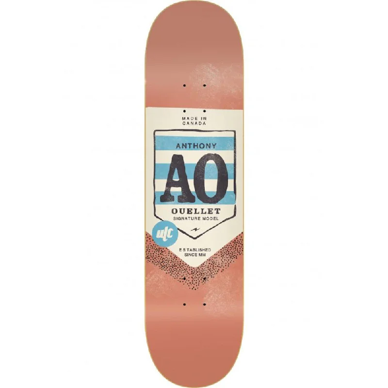 Custom Skateboard Deck for Precision Skating Performance-ULC Anthony Ouellet 8.5 Sig Deck - Skateboard Deck