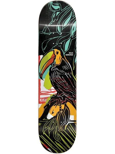 Custom Skateboard Deck with Smooth Ride on Rough Terrain-Almost For The Birds Impact Light Max Geronzi 8.0 - Skateboard Deck