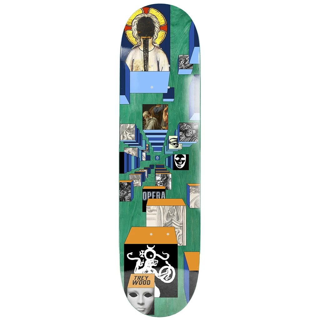 Custom Skateboard Deck for Freeride Skating-Opera Skateboards Trey Wood Dimensional EX7 Deck 8.25