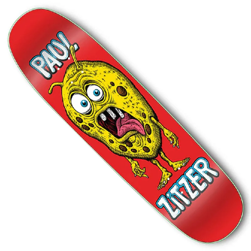 Custom Skateboard Deck with Enhanced Resilience-Strangelove Paul Zitzer Germ Screened Deck