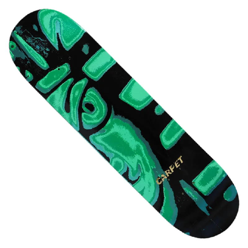 Custom Skateboard Deck with High-Traction Grip-Carpet Company Egypt Green Deck