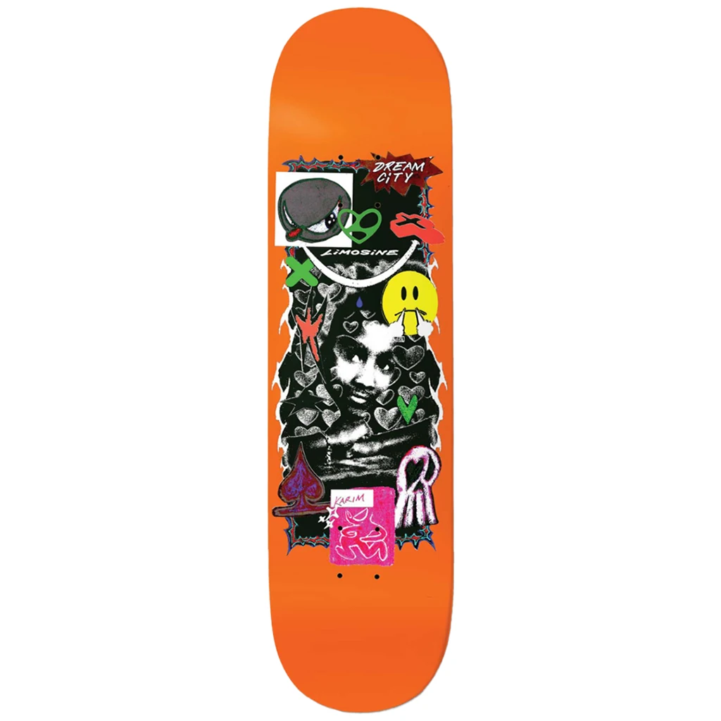 Custom Skateboard Deck for Extreme Street Skating-Limosine Skateboards Dream City KC Deck 8.38