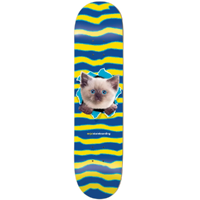 Custom Skateboard Deck with Optimal Width for Comfort-Enjoi Kitten Ripper HYB Blue 8.25 - Skateboard Deck