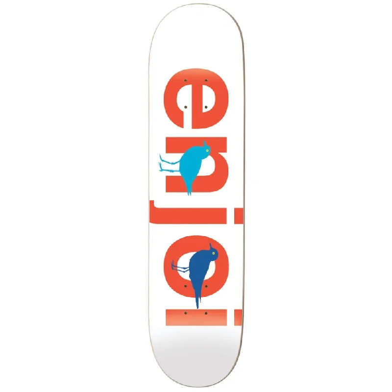 Custom Skateboard Deck with Strong Pop for Kickflips-Enjoi Bird Watcher HYB White 8.5 - Skateboard Deck