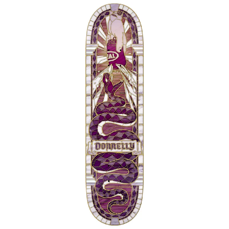 Custom Skateboard Deck with Extra Tail Flick for Performance-Real Donnelly Cathedral II 8.38 - Skateboard Deck