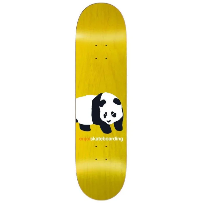 Custom Skateboard Deck for All-Around Versatile Skating-Enjoi Peekaboo Panda R7 Yellow 8.0 - Skateboard Deck