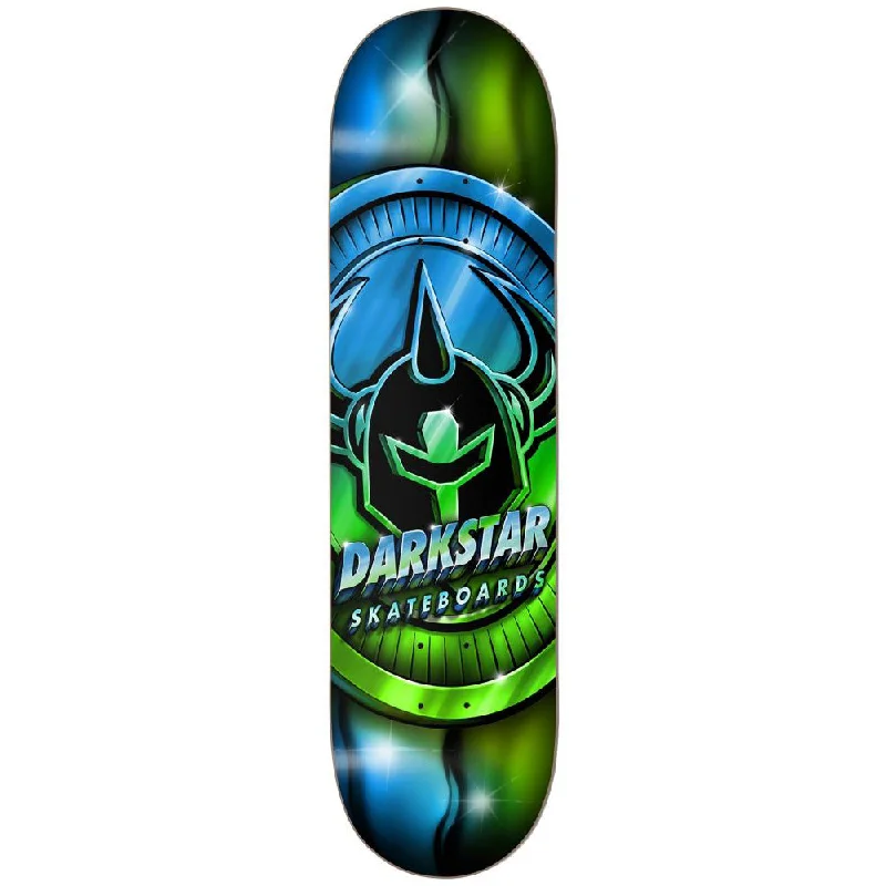 Custom Skateboard Deck with Rounded Corners for Safety-Darkstar Anodize Hyb Blue Green 8.25 - Skateboard Deck