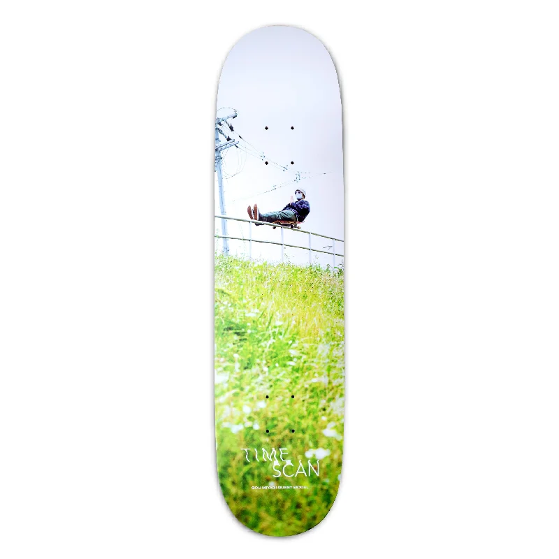 Custom Skateboard Deck for Better Air Control During Jumps-[TIMESCAN] GOU MIYAGI GUEST BOARD - 8.25" x 32.093"