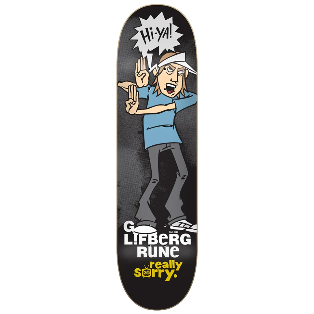 Custom Skateboard Deck for High-Performance Skaters-Flip Skateboards Glifberg Really Sorry 20th Anniversary Deck 8.5