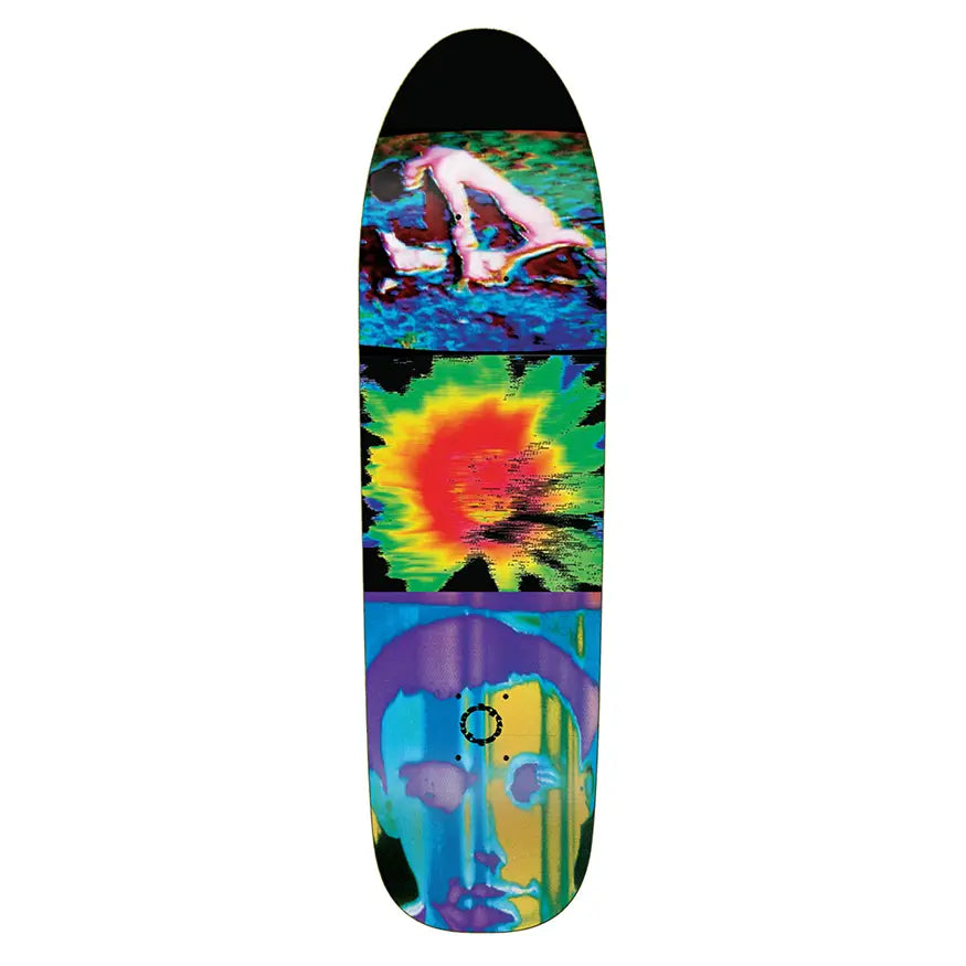 Custom Skateboard Deck with Stiff Design for Speed-Quasi Skateboards Technicolor Deck 9.0