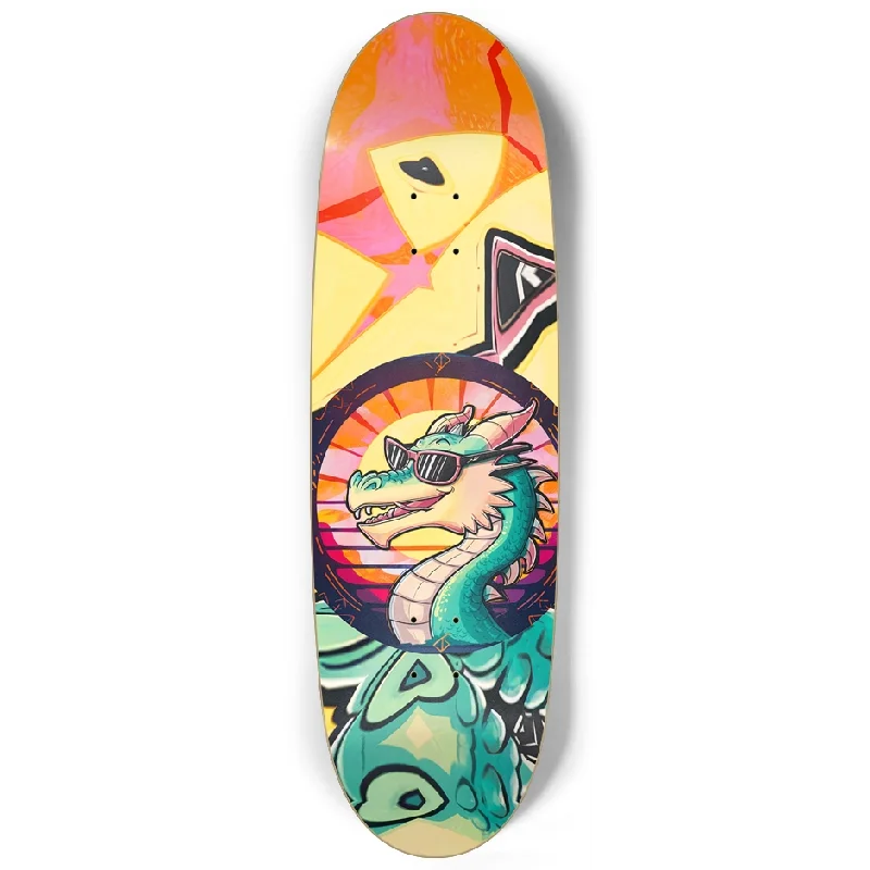 Custom Skateboard Deck with Extra-Wide Width for Stability-Mr. Cool Dragon Skateboard