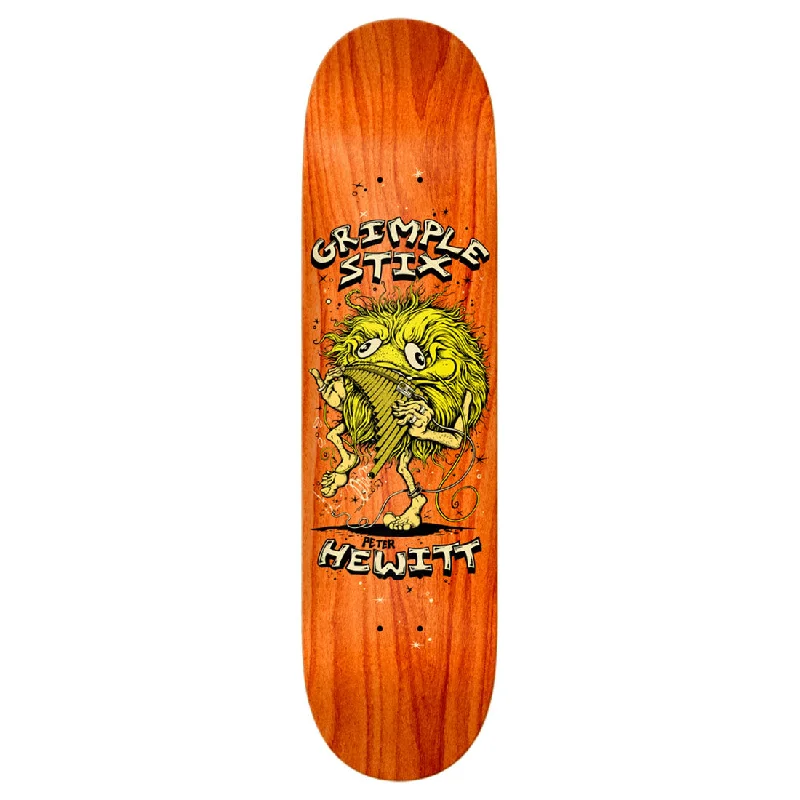 Custom Skateboard Deck with Customized Length for Comfort-Anti Hero Hewitt Grimple Family Band 8.62