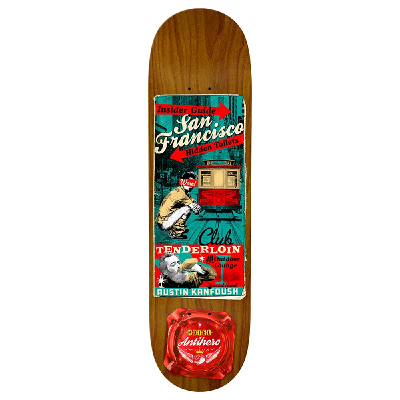 Custom Skateboard Deck with High-Performance Features-Anti Hero Kanfoush Motel 8.12